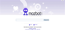 Tablet Screenshot of mozbot.com